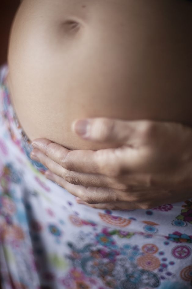 Madre durante los primeres meses de gestación